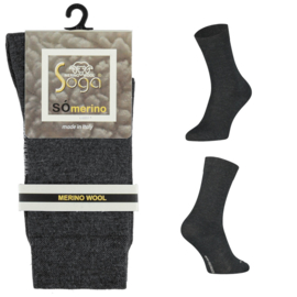 MERINO WOLLEN SOKKEN | ANTRACIET | SOGA | EUREKA | S15