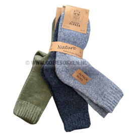 ALPACA WOLLEN SOK | WARM | COMFORTABEL | DIKKE SOK
