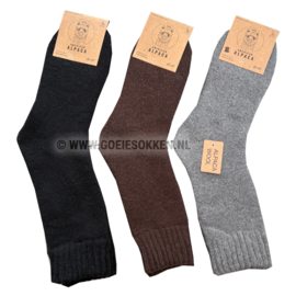 ALPACA WOLLEN SOK | WARM | COMFORTABEL | DIKKE SOK