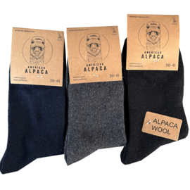 ALPACA WOLLEN SOK | WARM | COMFORTABEL | DUNNE SOK