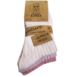 ALPACA WOLLEN SOK | WARM | COMFORTABEL | HALF DIKKE SOK