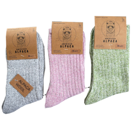ALPACA WOLLEN SOK | WARM | COMFORTABEL | HALF DIKKE SOK