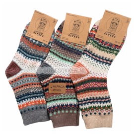 ALPACA WOLLEN SOK | WARM | COMFORTABEL | DUNNE SOK
