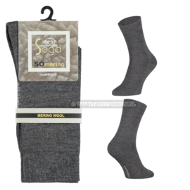 MERINO WOLLEN SOKKEN | GRIJS | SOGA | EUREKA | S15