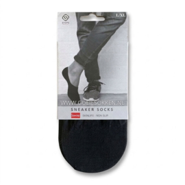 SNEAKER SOKKEN | ZWART | NAADLOOS | STEPS