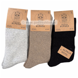 ALPACA WOLLEN SOK | WARM | COMFORTABEL