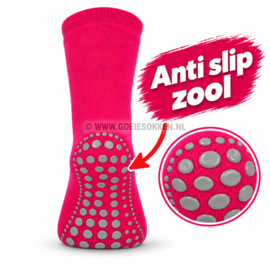 ANTI SLIP SOK | FUCHIA | BASSET
