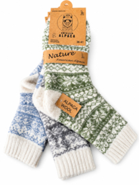 ALPACA WOLLEN SOK | WARM | FLUFFY | DIKKE SOK | DIKKE SOK