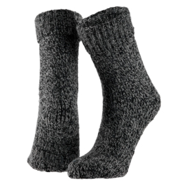 HUISSOKKEN | NATURAL WOOL | ANTRACIET | APOLLO | ANTI SLIP