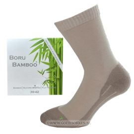 BAMBOE | WANDELSOK | NAADLOOS | BEIGE |  BORU