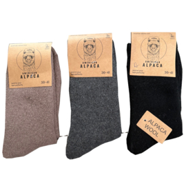 ALPACA WOLLEN SOK | WARM | COMFORTABEL | HALF DIKKE SOK