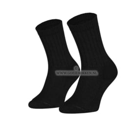 MERINO WOLLEN SOKKEN | ZWART | SOGA | EUREKA | S25