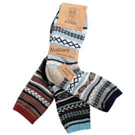 ALPACA WOLLEN SOK | WARM | COMFORTABEL | HALF DIKKE SOK