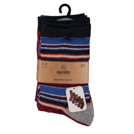 KINDERSOKKEN | JONGENS | ROOD |75% KATOEN | APOLLO