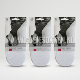 SNEAKER SOKKEN | WIT | NAADLOOS | STEPS