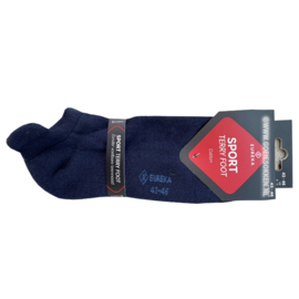 SNEAKER SOK | BLAUW | BADSTOF ZOOL | NAADLOOS | EUREKA