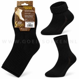MERINO WOLLEN SOKKEN | ZWART | SOGA | EUREKA | S29 MERINO WOLLEN SOKKEN | ZWART | SOGA | EUREKA | S29