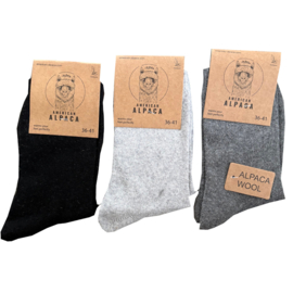 ALPACA WOLLEN SOK | WARM | COMFORTABEL | DUNNE SOK