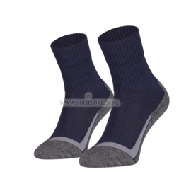 MERINO WOLLEN WANDELSOKKEN | BLAUW | NAADLOOS | TOPKWALITEIT | SOGA | EUREKA | S12