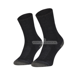 MERINO WOLLEN WERK/OUTDOOR SOK | ZWART | NAADLOOS | TOPKWALITEIT | SOGA | EUREKA | S59