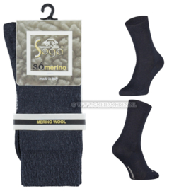 MERINO WOLLEN SOKKEN | BLAUW | SOGA | EUREKA | S15