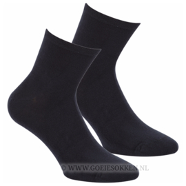 BAMBOE | BIKER-SOCK | HALFHOOG | NAADLOOS | BLAUW | BORU