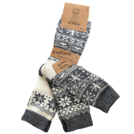 ALPACA WOLLEN SOK | WARM | COMFORTABEL | DUNNE SOK