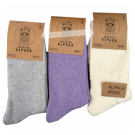 ALPACA WOLLEN SOK | WARM | COMFORTABEL