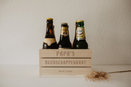 Bierkratje | Papa's boodschappenkrat