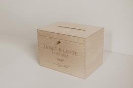 Houten enveloppenkist