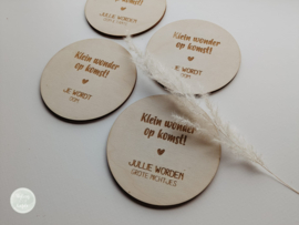 Houten cirkel | Klein wonder op komst!