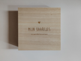 Bewaardoos voor kaartjes