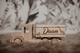 Vrachtwagen spaarpot klein | safari