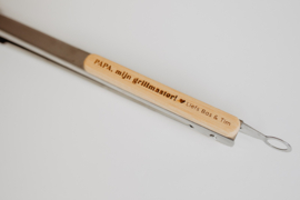 BBQ tang met gravering – perfect voor papa of opa