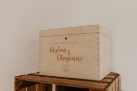 Houten enveloppenkist
