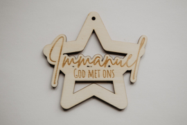 Christelijke hanger kerst | Immanuel