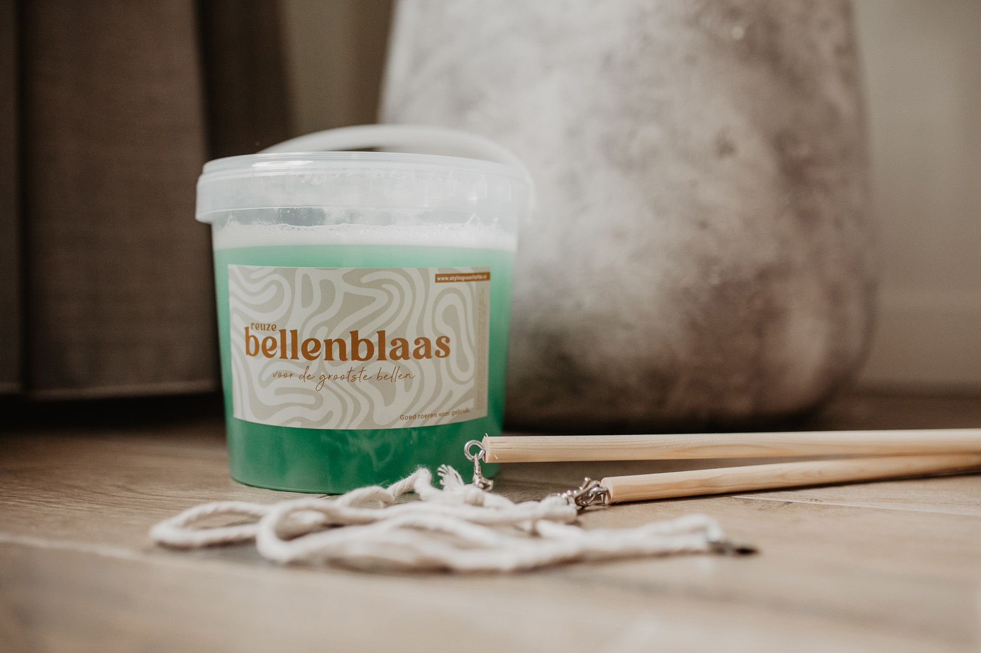 Reuze bellenblaas | set