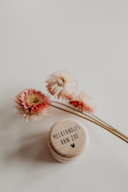 Tandendoosje met naam en hartje