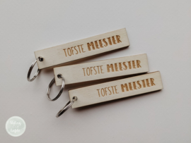 Sleutelhanger meester