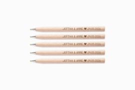 Pen | bedankje bruiloft - 20 stuks