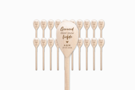 Pollepel | Bedankje bruiloft - 20 stuks