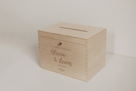 Houten enveloppenkist