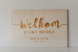 Welkomstbord Elise | hout