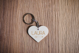 Sleutelhanger hartje | LAURA