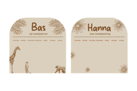 Houten planbord - Weekplanner voor kinderen