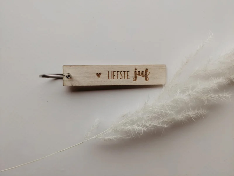 Sleutelhanger juf
