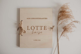 Bewaarbundel geboortekaartjes | Lotte