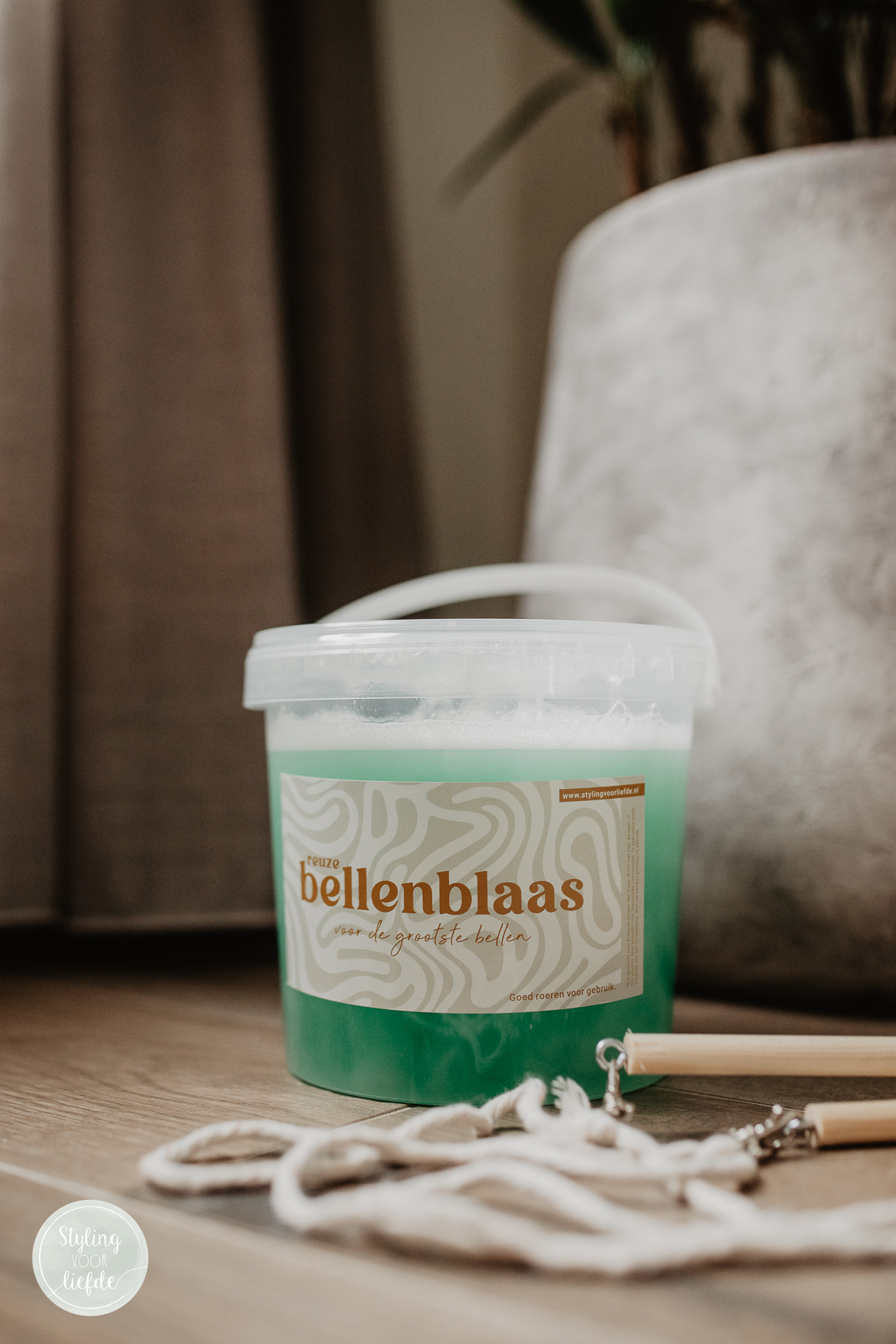 Reuze bellenblaas | set