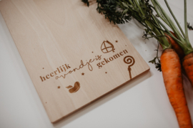 Houten borrelplank | Heerlijk avondje is gekomen