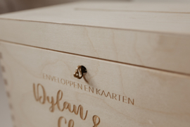 Houten enveloppenkist